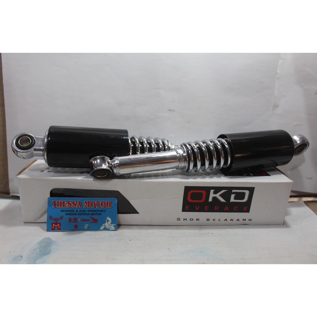 Skok/Shockbreaker CB 100 Merk OKD (Warna Hitam/ Chrome)