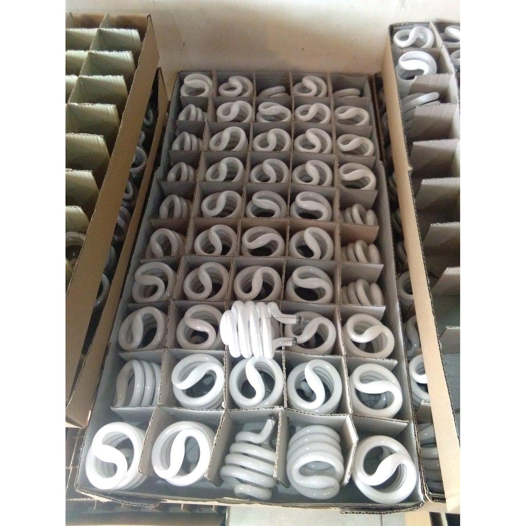 tabung kaca lampu spiral 18w - 23w suku cadang