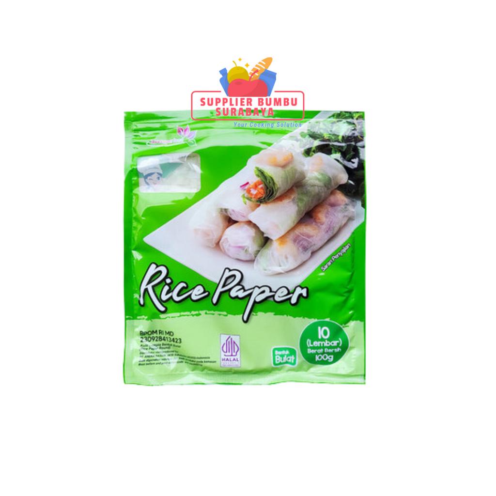 Java Super Food Rice Paper / Kulit Lumpia Vietnam Spring Roll 10 Lembar