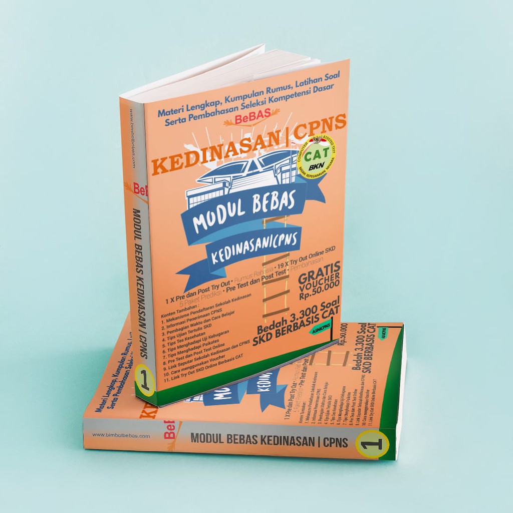 BUKU SKD CPNS DAN KEDINASAN PKN STAN, STIS, STMKG, AKPOL, AKMIL) FREE EBOOK UNBK DAN UTBK