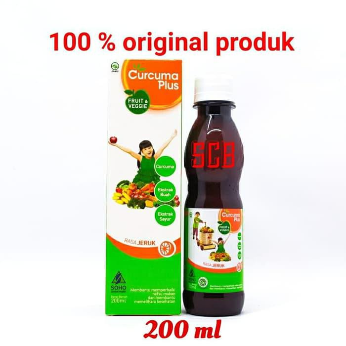 

BERKASIAT CURCUMA PLUS FRUIT & VEGGIE (BESAR) 200ML - RASA JERUK !!!
