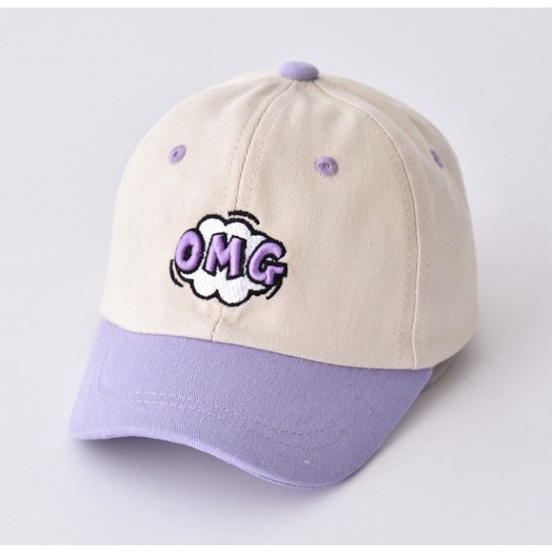 TOPI BASEBALL FASHION ANAK LUCU MOTIF BORDIR OMG / TOPI BASEBALL ANAK OMG UNISEX