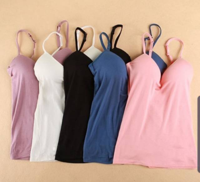 Tanktop Bra Kamisol dengan CUP bra-6