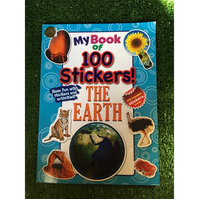 My book of 100 stickers the earth