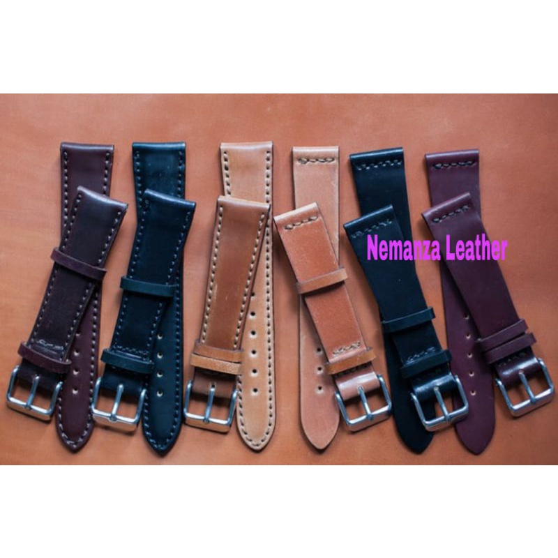 strap tali jam kulit asli garut. tali jam tangan handmade.NL98
