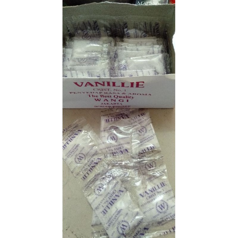 

VANILIE BUBUK W 100 pcs ( PENYEDAP & AROMA KUE ) VANELI