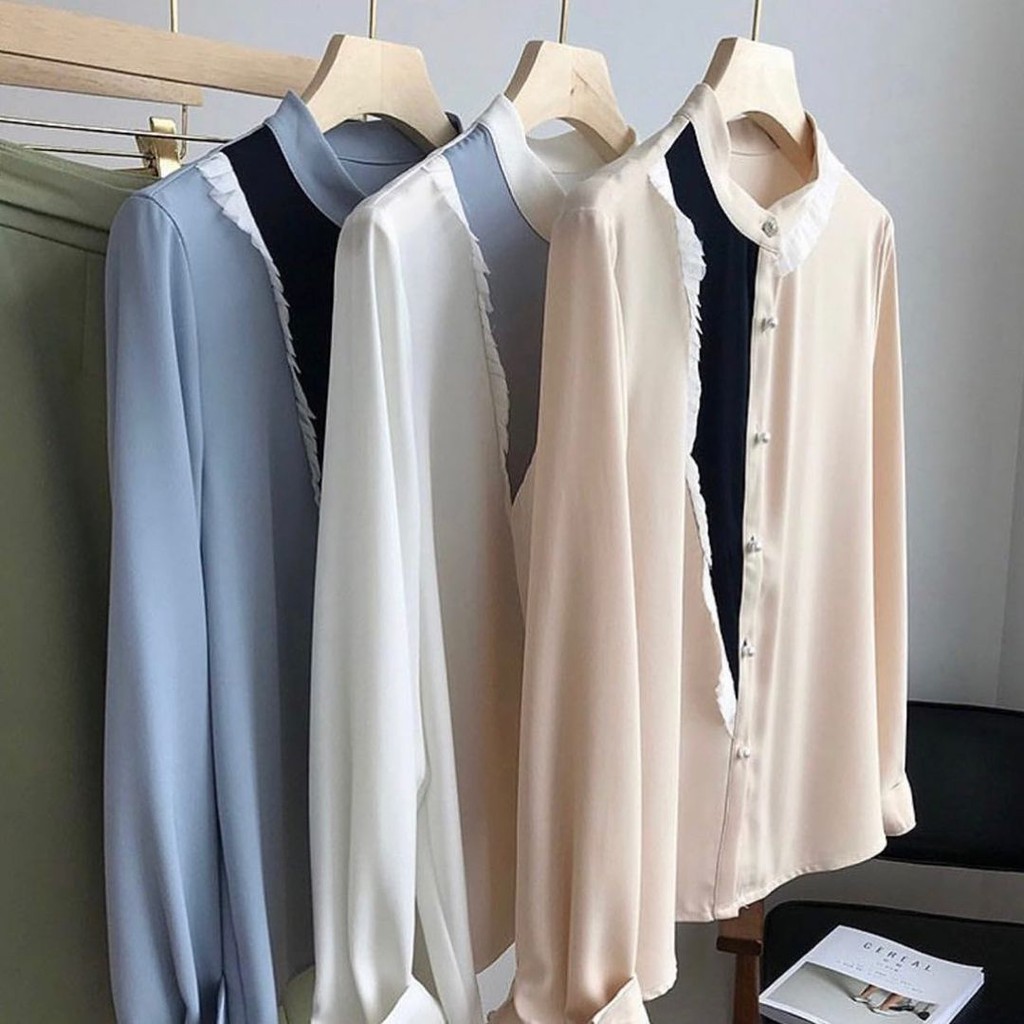 ZEHAN BLOUSE-BLOUSE KOREA-BLOUSE WANITA-ATASAN WANITA-KOREAN TOP-ATASAN KOREA-KOREA STYLE