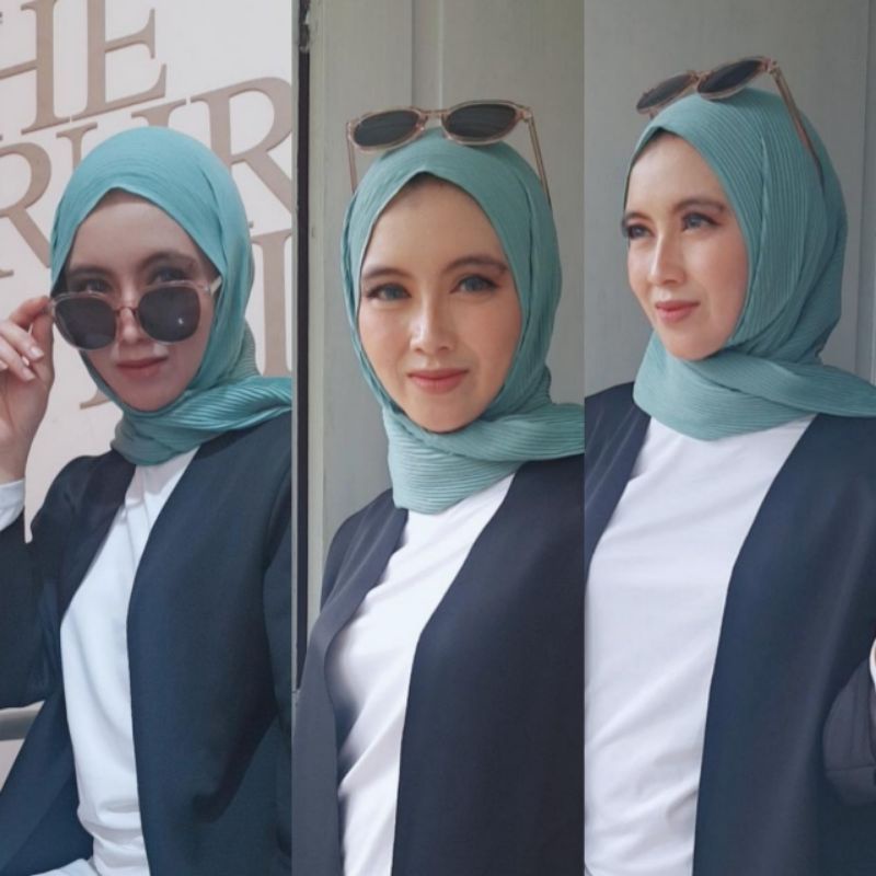 DISKON.! Pashmina FULL PLISKET || Pleated Shawl-5