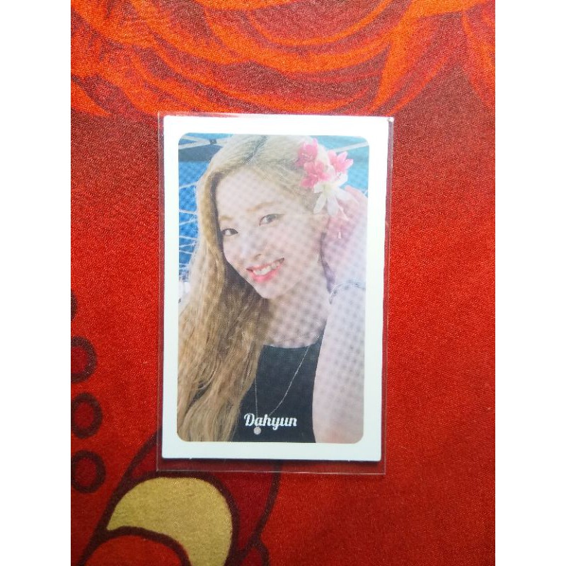 Photocard PC TWICE Dahyun Summer Nights