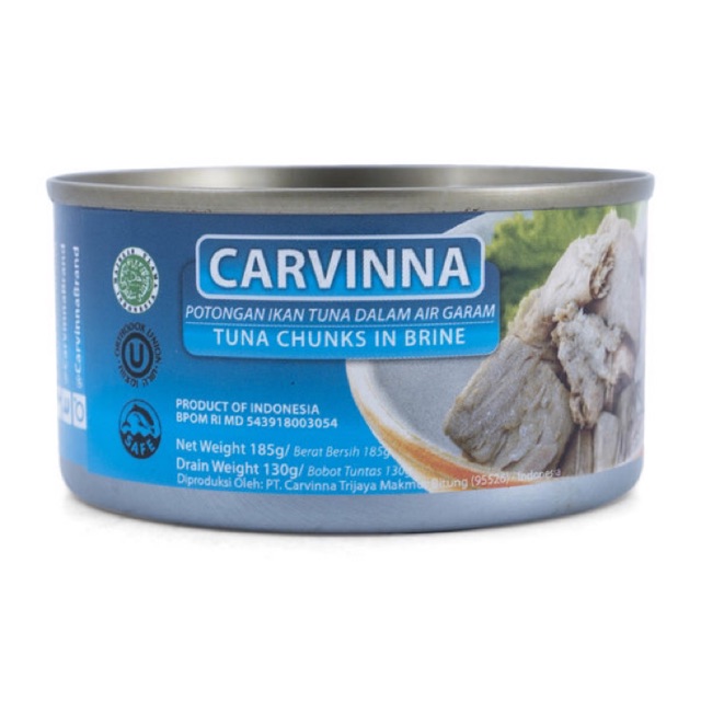 

Carvinna Potongan Ikan Tuna Dalam Air Garam 185 g