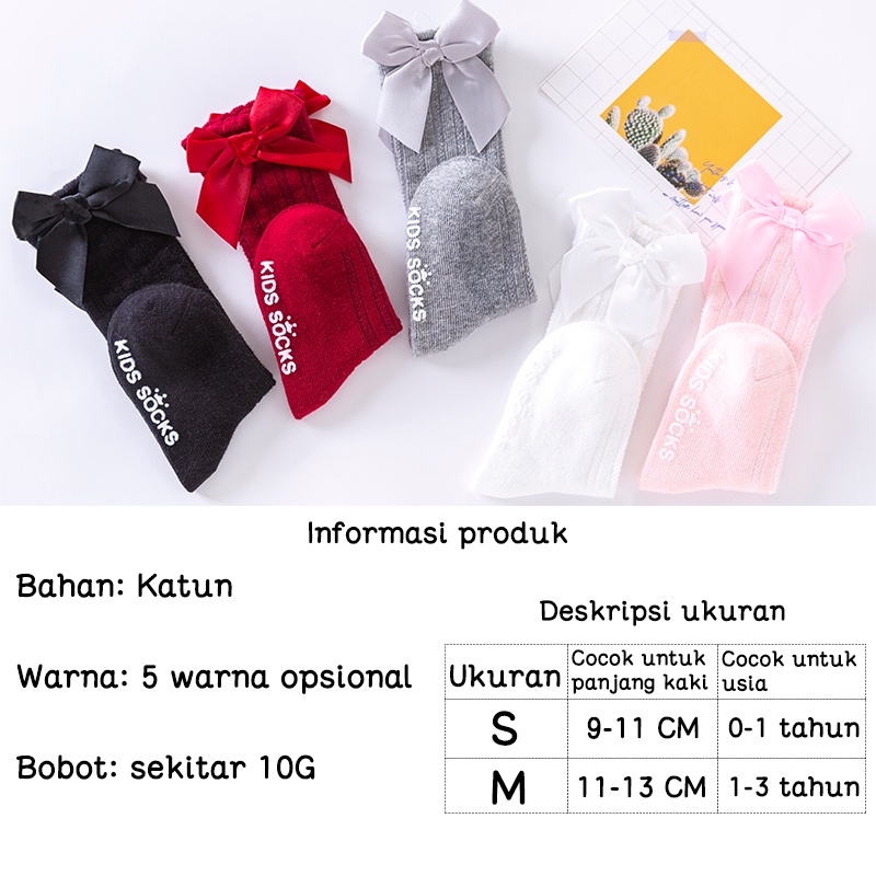 Kaos Kaki anak Bayi/Kaos kaki bayi/Kaus kaki Panjang bayi Perempuan kaos kaki anak lucu/Kaos kaki panjang bayi  L118/119