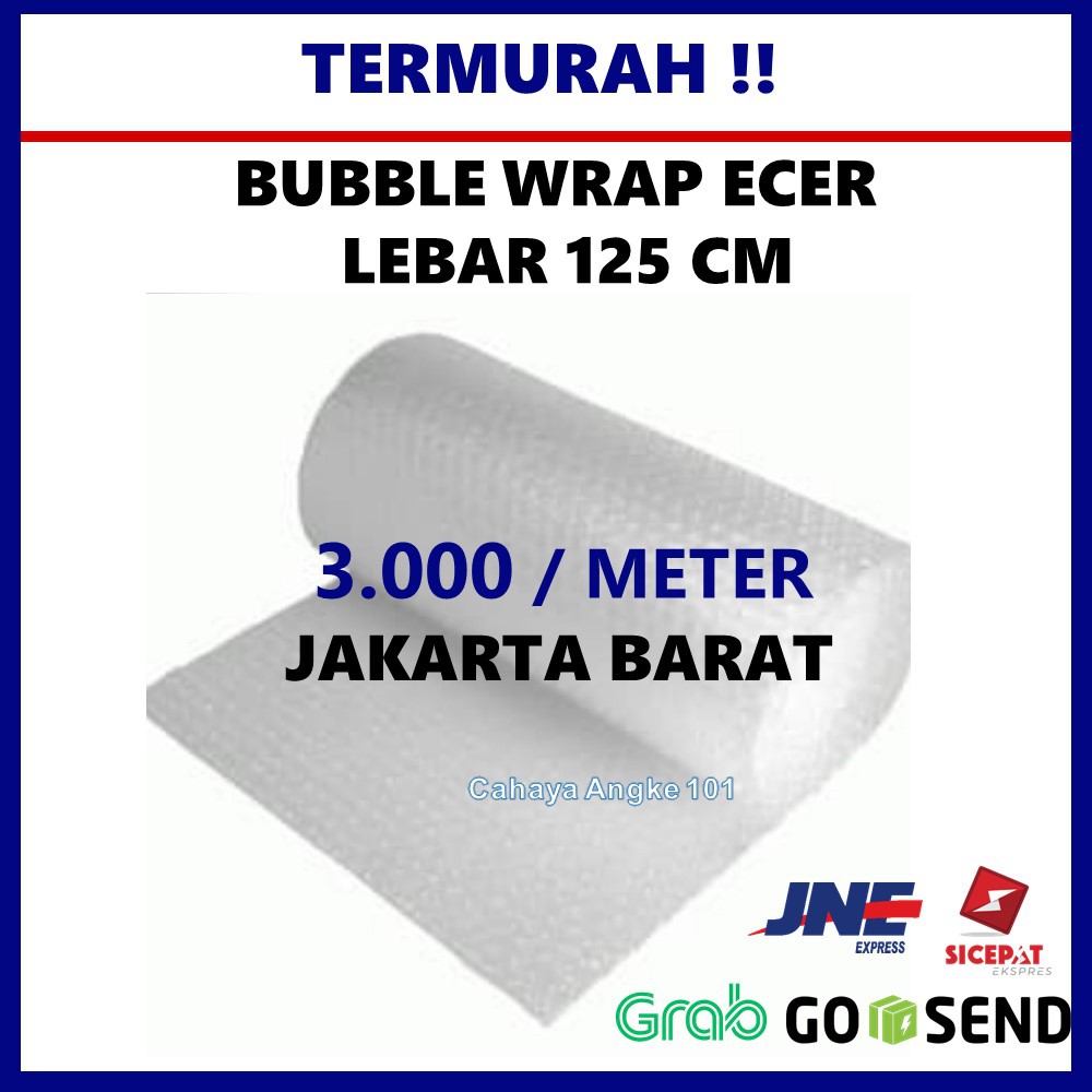 

Bubble Wrap Roll Meteran 125 cm x Jumlah Order Hitam Putih