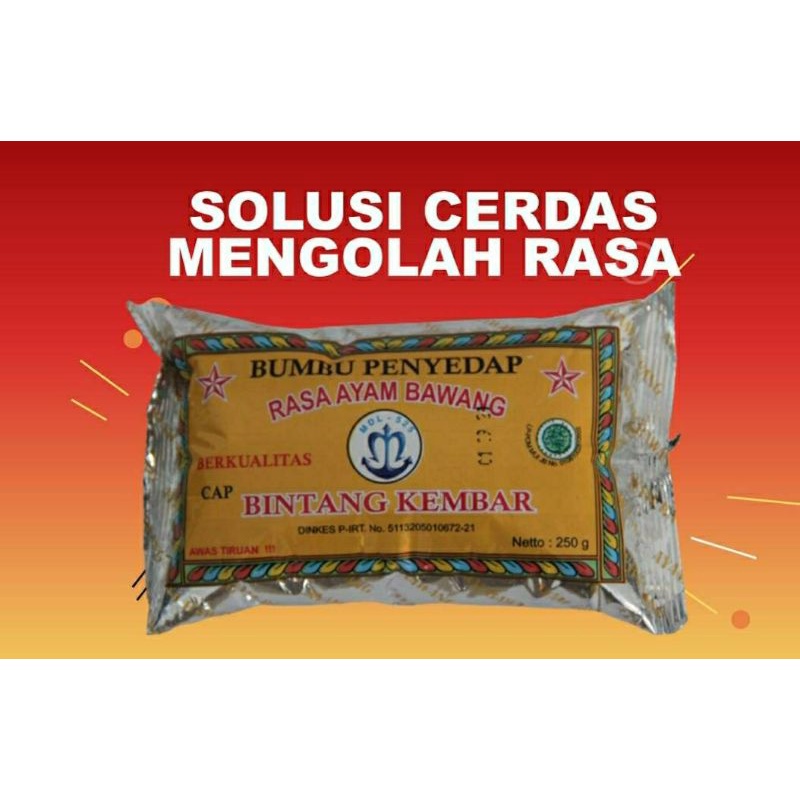 

Bumbu Penyedap Atom Bintang rasa Ayam Bawang 250 gr