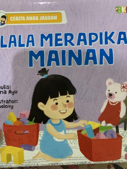 Cerita Anak Jagoan Lala Merapikan Mainan Boardbook Shopee Indonesia