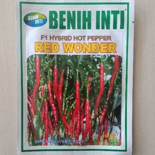 Benih Cabe Merah Keriting RED WONDER 10 gram Bibit Cabai CMK Inti