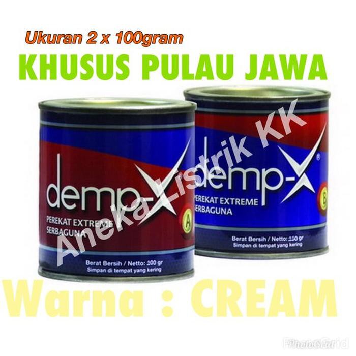

Demp X 100gram - Dempul Extreme - Lem Epoxy 2komponen