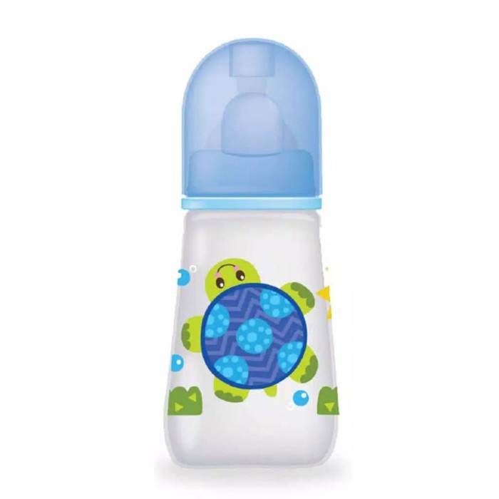 BABY SAFE Botol Susu Embossed Lid Bottle JS001-125ML