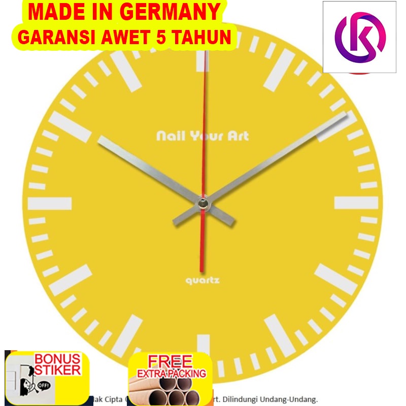 

Grosir Jam Dinding Unik Artistik - SimplyYellow Wall Clock