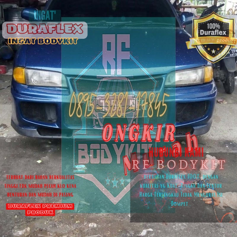 PROMO BODYKIT MURAH Bodykit Evo 3 lancer evo 3 bahan duraflex berkualitas
