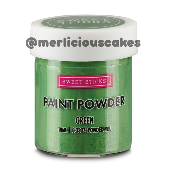 

Green Cake Paint Powder Sweet Sticks Petal Dust