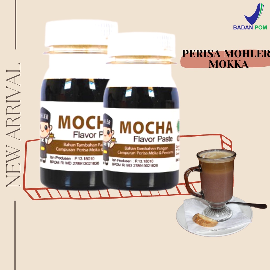 

✨Trend✔️ PERISA PASTA MOHLER MINUMAN BISA BUAT MAKANAN MOCHA / PERISA PASTA MOKKA / MOHLER Pasta perisa pewarna MOKA / MOCHA 60GR SUDAH BPOM