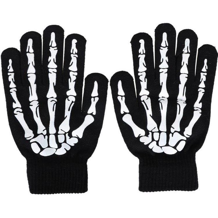 Grab Medan Sarung Tangan Tulang Touch Glove Skull Skeleton Design for Smartphone KANCOOL YN1168