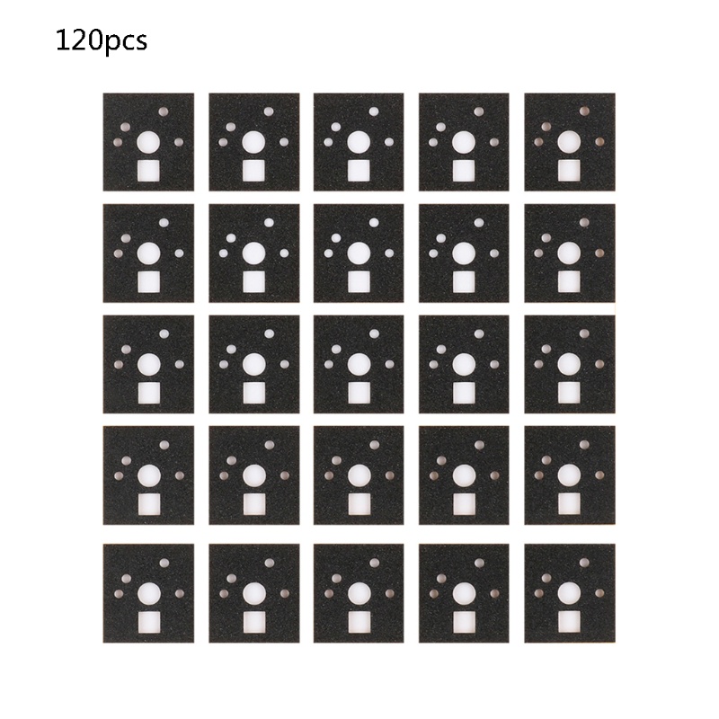 Vivi 120pcs Stiker Peredam Suara Keyboard Mekanikal Bahan Busa Untuk Stabilizer Switch