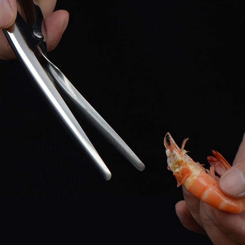 Stainless Steel Shrimp Peeler/Kitchen Gargets Shrimp Stripping Peel/Meat Shrimp Crayfish Shell Device Separation Cooking Seafood Tools