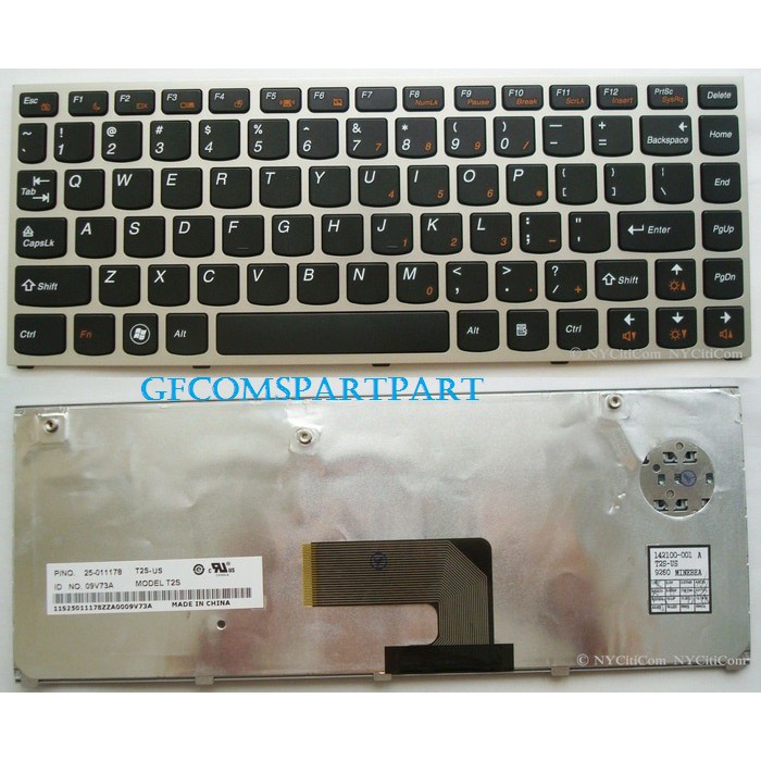 Keyboard laptop IBM Lenovo Ideapad U460, U460A, U460s Series