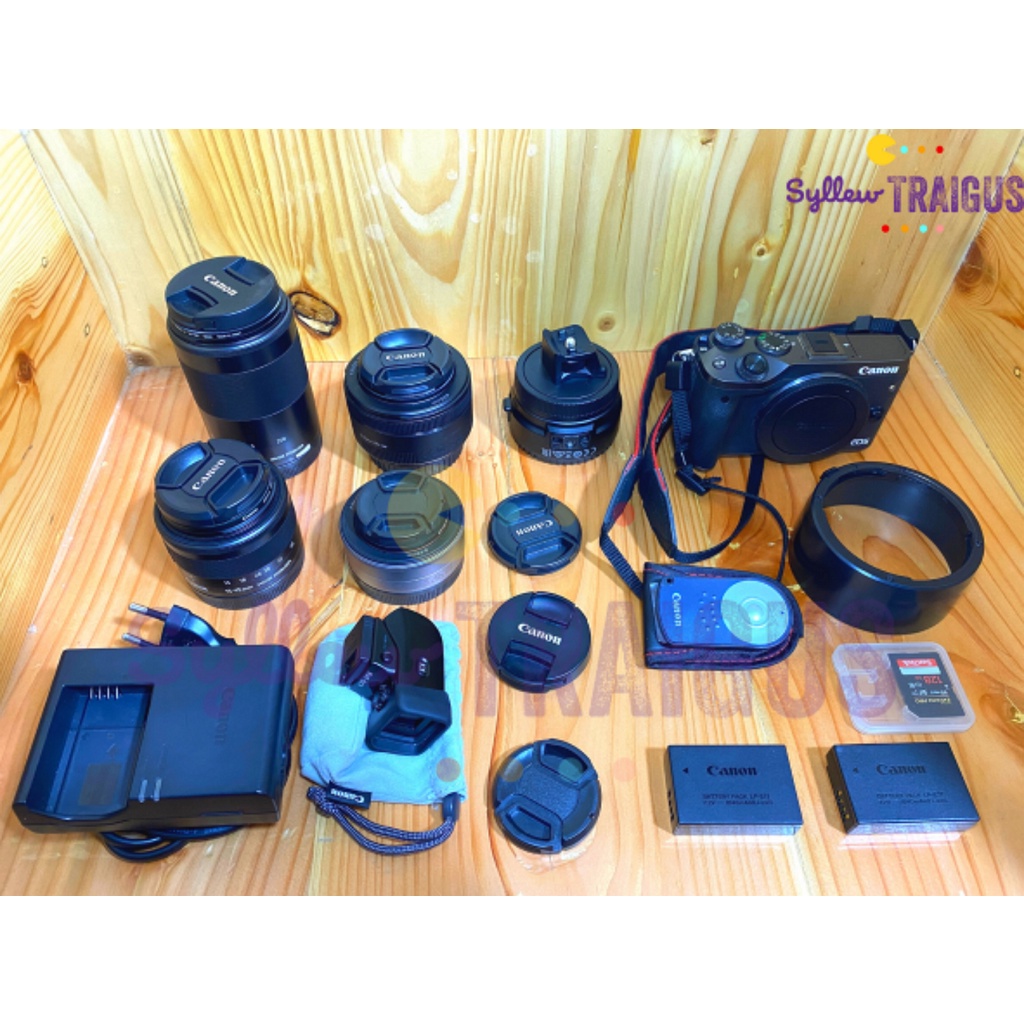 [BEKAS] Paket Lengkap Kamera Mirrorless Canon EOS M6
