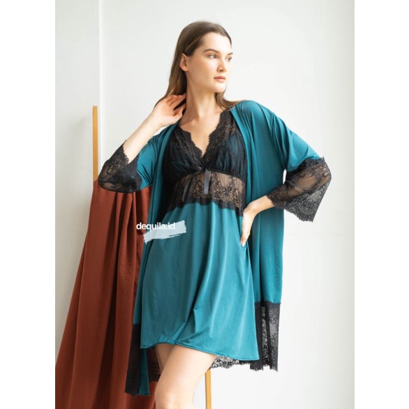 [SCARLETT] dress & kimono / baju tidur wanita / baju tidur cantik / daster cantik / daster istri sol