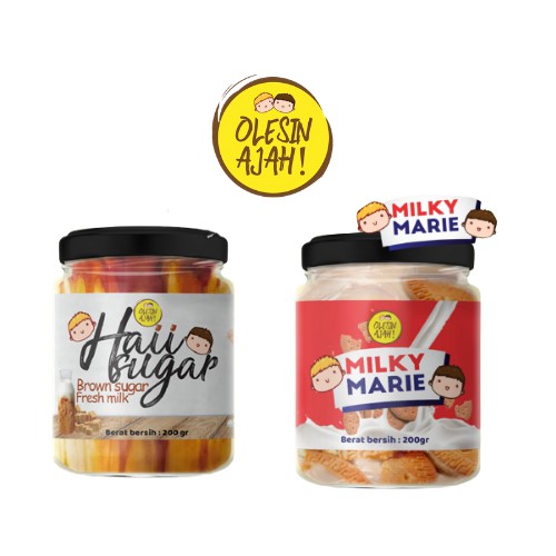 

Promo OlesinAjah Selai Hii Brown Sugar 200Gr + Milky Marrie 200Gr