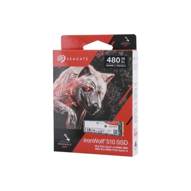 Seagate Ironwolf 510 M.2 2280 NVMe SSD 480GB For NAS
