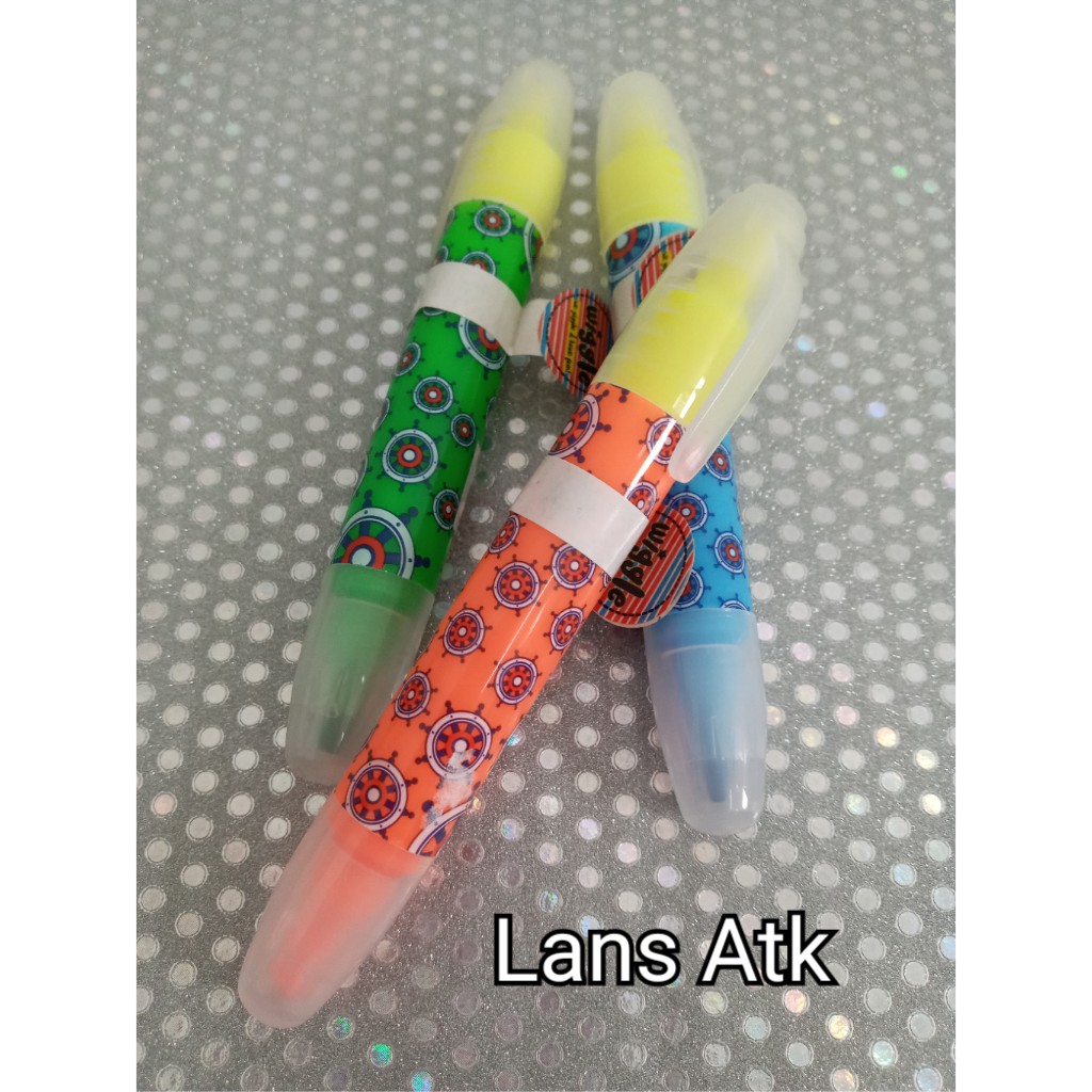 

WIGGLE Nautical Dual Highlighter Pen stabilo 2 warna