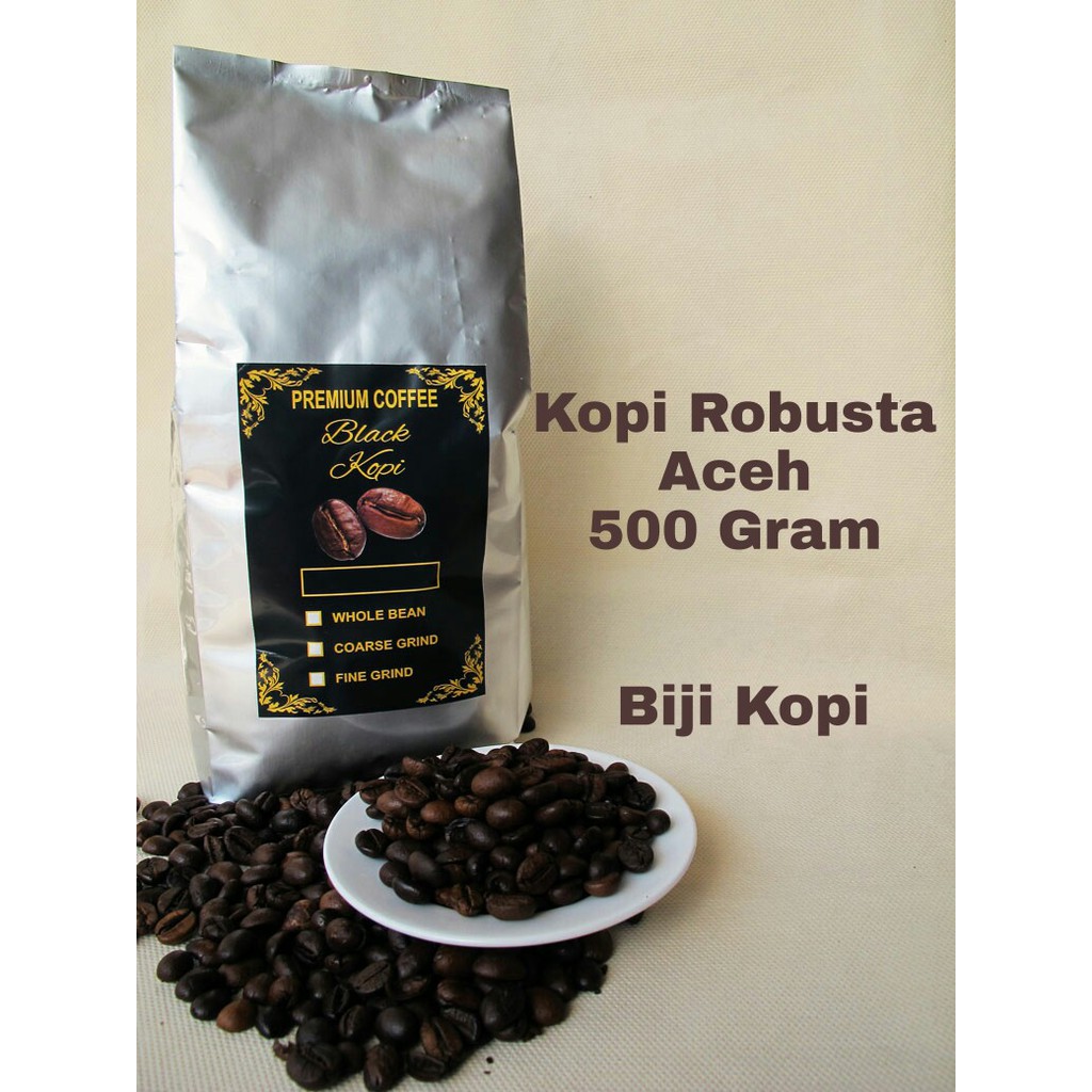 

KOPI ROBUSTA ACEH 500 Gram - KOPI ACEH ULEE KAREENG - BIJI KOPI