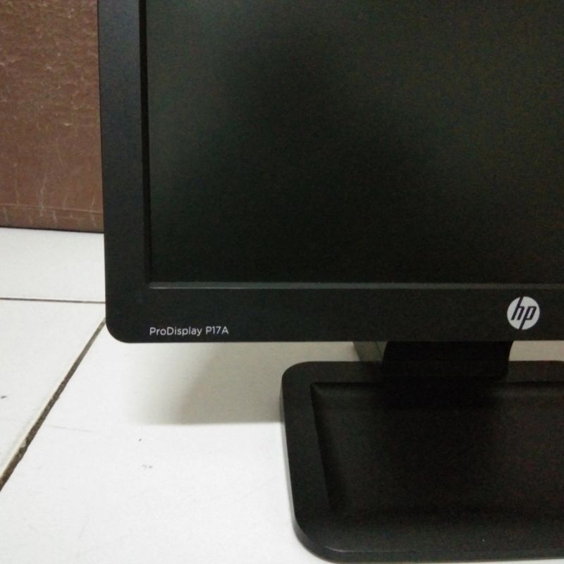 Monitor HP 17 Inch Kotak LCD Prodisplay, No minus, Seperti Baru, dan Bergaransi