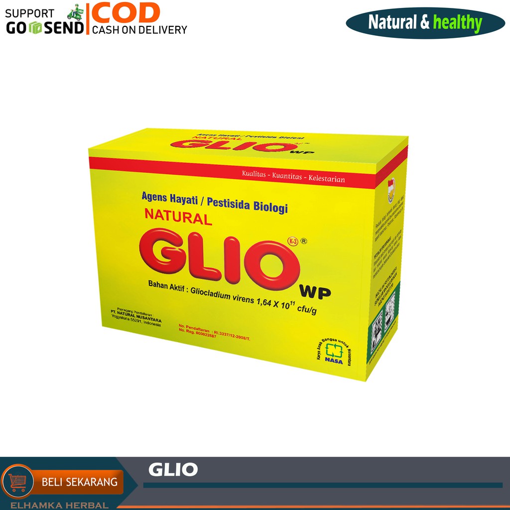 MBS - Natural gliocladium /natural glio nasa/ obat patek tanaman cabe /glio ori murah agen pusat