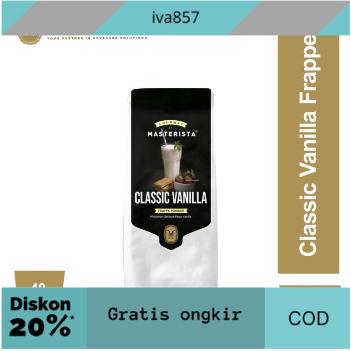 

PROMO Bubuk Minuman Vanilla Base 800 gr GRATIS ONGKIR