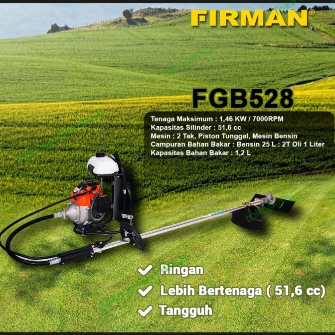 MESIN POTONG RUMPUT 2TAK FIRMAN FGB 528 52CC SDFS65464