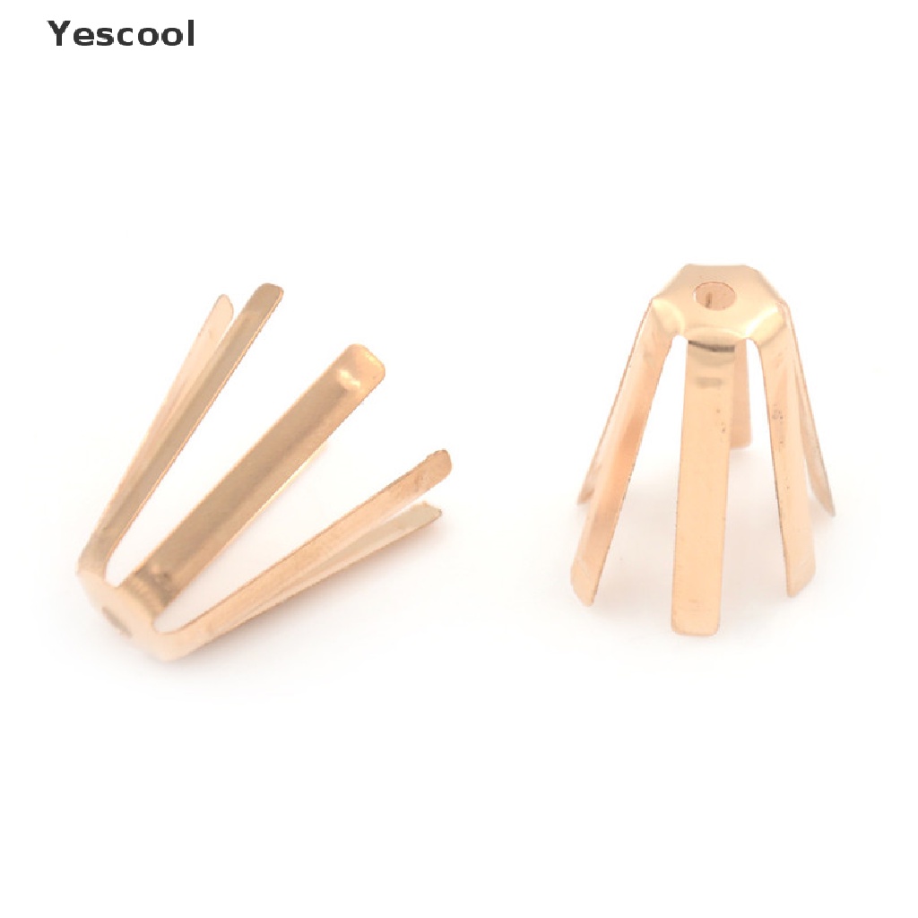 Yescool 10pcs Adapter Converter Shims 0.335 Universal Bahan Kuningan Warna Emas Untuk Golf