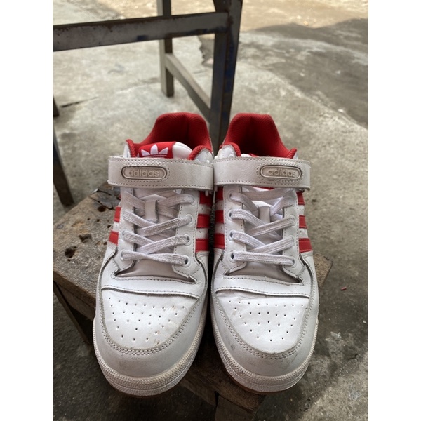 Adidas forum low red second