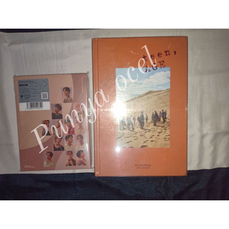 ALBUM ONLY SEVENTEEN TEEN AGE ORANGE FALLIN FLOWER CARVER YMMD ATTACCA KIHNO KIT