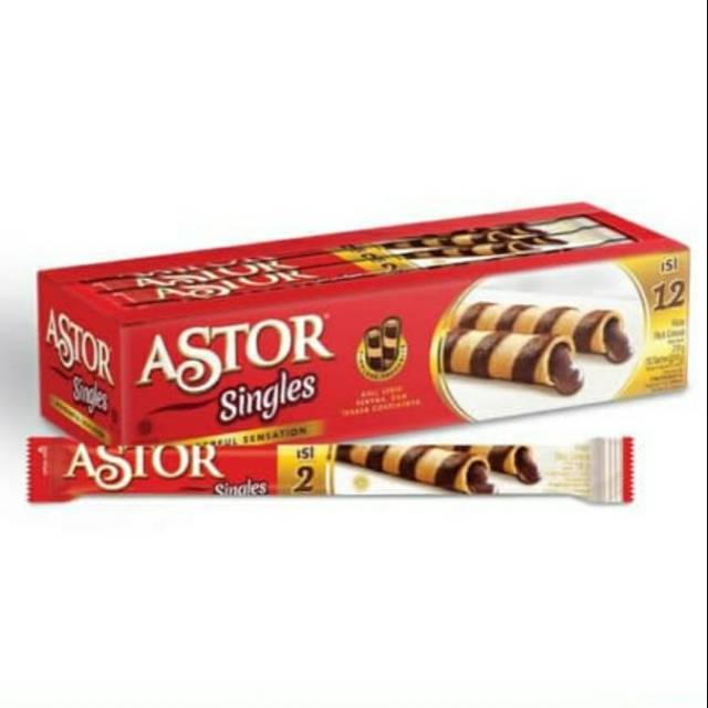 

Astor Wafer Stick Chocolate Singles Box