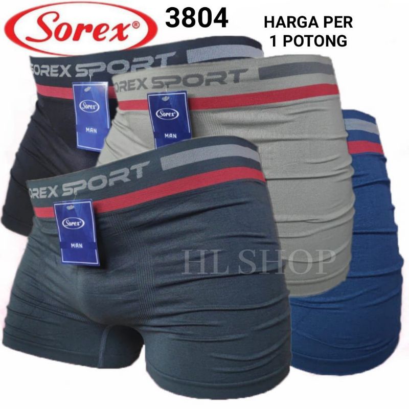 CELANA DALAM BOXER PRIA SOREX M 3802 | M 3804 UK M-L &amp; XL-XXL HARGA Per 1 pieces