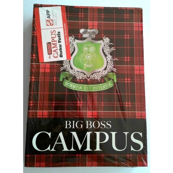 

Buku Tulis Big Boss Campus 36 Lembar isi 10 Buku BBO-EB-36-CAM