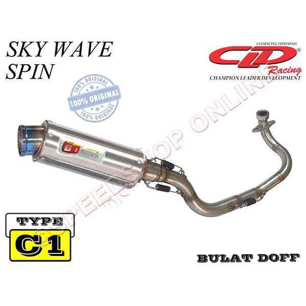 knalpot cld suzuki spin original