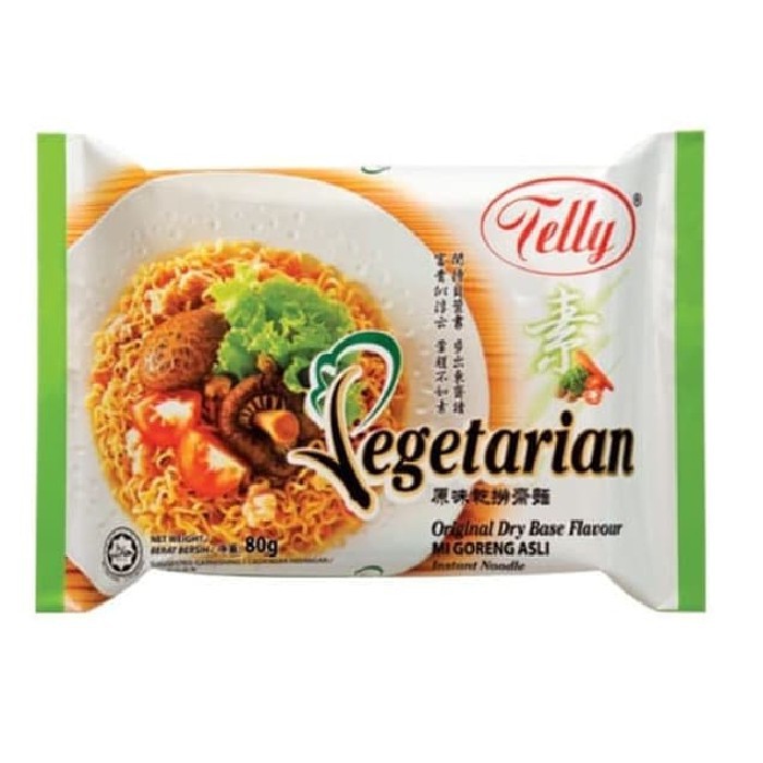 

Telly - Mie Instant Vegetarian Mi Goreng Vege Asli Telly 80gr