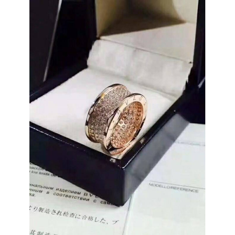 Cincin titanium full diamond zircon mirip berlian asli kualitas premium FRREE BOX