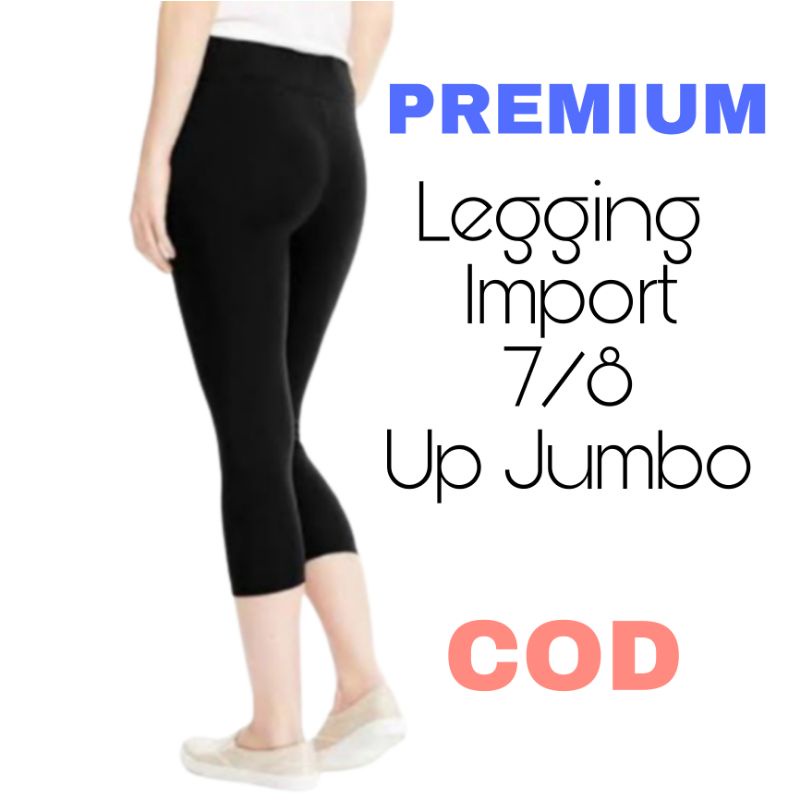 Legging import pendek 7 per 8 | Leging olahraga | Leging wanita