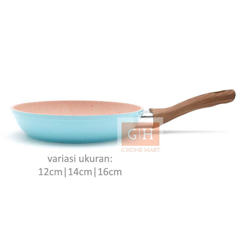 CUCI GUDANG Frypan motif marble Mini / Premium Cookware